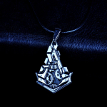 Retro Anime kaelakee Assassin's Creed Flying Eagle Logo meeste kaelakee A