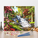 Kunst DIY Maalimine numbrite j&auml;rgi Digitaalne &otilde;limaal Teemantmaal &Otilde;limaal Kodukaunistus Hobid Numbrite maalimine 40x50cm no frame