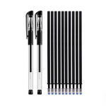 6/12 tk Kontori geelpliiats koolipliiats Sujuv kirjutamiskatse Roller Sildid Geeltindipliiats Mood koolikontoritarbed Praktilised kirjatarbed allkirjastamispliiats 12Pcs set