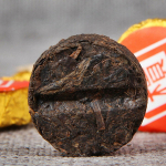 500g Premium Ripe Puer Kvaliteetne Puerh Tea Bamboo Basket V&auml;ike kuldne kook