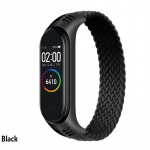 K&auml;ev&otilde;ru Mi bandile 5 6 rihmaga nailonist punutud soolosilmus pulseira k&auml;ev&otilde;ru Miband4 Miband5 randmepael Xiaomi Mi band 4 3 rihma jaoks M (160mm-170mm)