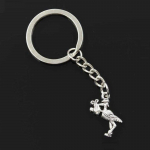 Uus mood meeste v&otilde;tmehoidja 30mm DIY metallist hoidikkett Vintage Stork Baby Bird 23x18mm h&otilde;bedane ripats kingitus h&otilde;be