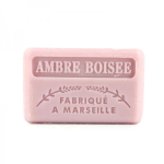 Savon de Marseille 125 grs Enrichi beurre de Karit&eacute; BIO ambre-boisee-125g