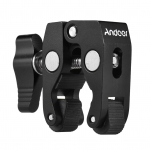 Andoer Crab Piers Clip Super Clamp 1/4-tollise ja 3/8-tollise kruviauguga