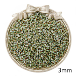 3 mm 650 tk 4 juhtmega arbuusi klaasist seemnete vahehelmed ehete jaoks K&auml;sitsi valmistatud DIY tarvikud 3mm 650pcs