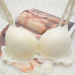 DKGEA naiste aluspesukomplekt, pits Seksikas Push Up rinnahoidja, paks rinnahoidja 70A beež