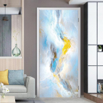 PVC veekindel uksekleebis valge puit isekleepuv tapeet uksed renoveerimine elutuba magamistoa sisekujundus Peel and Stick plakat MT-2537