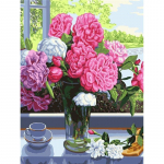 5D Teemantmaaling Lilled T&auml;is&uuml;marad teemanttikandid Mosaiikvaas Ise tehes n&auml;put&ouml;&ouml; Kodukaunistus Full Round 20x30CM