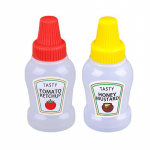 2tk/komplekt 25ml mini-tomatiket&scaron;upipudel meesinepiga kaasaskantav v&auml;ike kastmekonteiner salatikastme konteiner sahvrikonteinerid 2pcs