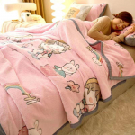 Talvine tihendav soe flanellvoodi Kahepoolne tekk &Uuml;heinimese magamistuba Lihtne voodipesu kvaliteetne