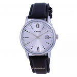Casio Silver Dial Stainless Steel Analog Quartz MTP-V002L-7B3 MTPV002L-7 Meestekell h&otilde;be