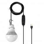 &Otilde;ues USB LED-lamp soe/valge/soe valge valgus Reguleeritava heledusega konks matkamiseks matkamiseks