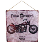 Les Tr&eacute;sors De Lily [A0291] - Retro metallplaat  Mootorratas  vintage hall - 30x30 cm hall