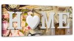 L&otilde;uendiprint Home Heart Shabby Chic 90x30 beež