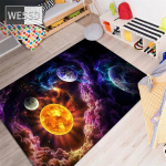 Kosmos Universum Planeet 3D P&otilde;randamatt Vaip Elutuba Suur Suurus Flanell Pehme Magamistoa Vaip 120x160cm 1pcs