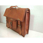 nahast messenger T&otilde;eline kott vintage kitse kott ehtne s&uuml;learvuti portfelli kott. 9X11