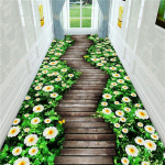 3D vahek&auml;iku koridor Pikad jooksujalad P&otilde;randamatid Luksuslikud vaibad Elutoa kaunistus Koduvaibad Magamistoa Villa Esikus Esiku jooksja W80*H200CM