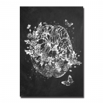 Mustvalge Inimese Keha Anatoomia L&otilde;uendplakat Aju S&uuml;da Elund Seinale Prinditav Retro Abstraktne Kunstimaal Meditsiiniline Dekor Pildid A4 21x30cm No Frame