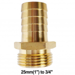 3/4-tolline isane X 25 mm vooliku&uuml;hendus messingist 1,2-tolline isane x 25 mm 1/2-tolline isane x 12 mm 3/4inch male x 25mm