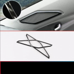 VW Jetta MK7 jaoks 2019 2020 2021 2022 2023 osad 2tk/partii roostevabast terasest auto esiosa A kolonni k&otilde;lari heli trimmiraam must