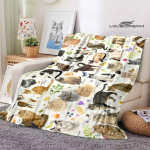 3D kassiprintimine tekk mood hoiab soojas tekk Lamedad koostisosad pehmed ja mugavad kodune reisivooditekk s&uuml;nnip&auml;evakingitus 180x230cm