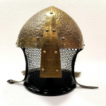 Keskajast p&auml;rit Norman Vikingi kiiver, t&auml;ielikult kantav Norman Kingi kiivri koopia