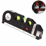 1 tk laseri nivoom&otilde;&otilde;turi meetriline joonlaud, sirge horisondi vertikaalne m&otilde;&otilde;dulint must