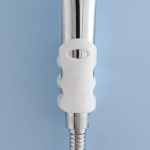 1 tk silikoonist du&scaron;ipea hoidik Vannitoa k&auml;eshoitavad du&scaron;ipead imikupp seinakinnitushoidik valge