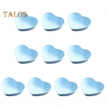 10 tk kastmen&otilde;u Toiduk&otilde;lblik kontakt Hoida puhtana Keskkonnas&otilde;bralik mood kaasaskantav lehekujuline kastmen&otilde;u lauan&otilde;u t&ouml;&ouml;riist restoranile Love Heart roosa