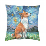 Starry Night Basenji Dog Pop Art Padjakatted T&otilde;mblukuga Sisustus Kodu Moodne Lemmikloomaarmastaja &Otilde;ues Padjad Katte Kandiline Padjap&uuml;&uuml;r 30x30cm 12x12in