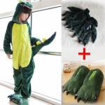 Multifilm Penguin Red Dragon Pidžaamad, pikkade varrukatega Laste soojad magamisriided Jumpsuits Loomakost&uuml;&uuml;mid Peo kigurumi Mood Koduriided 4T