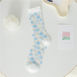 Vintage v&otilde;rgust pitssokid Harajuku lilltikandid Elastsed pikad sokid Naiste Korea mood Suvised &uuml;li&otilde;hukesed kristallsiidist sokid EUR 34-39