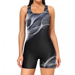 Charmleaksi naiste ujumistrikoo &uuml;hes t&uuml;kis naiste ujumisriided Boyleg Sport Colorblock ujumiskost&uuml;&uuml;m bikiinid rannar&otilde;ivad M