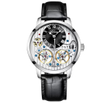 AILANG uued &Scaron;veitsi topelt Tourbilloni automaatsed mehaanilised k&auml;ekellad ehtsad meeste k&auml;ekellad gray