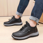 Talvised karusnahast voodriga lumesaapad meestele Paks, soe, veekindel fliis, sees k&otilde;rge &uuml;laosaga kunstnahast kingad meestele &otilde;ues paeltega pahkluu saapad 39