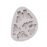 DIY silikoonist &scaron;okolaadivorm Butterfly Fondant koogi t&ouml;&ouml;riistad k&uuml;psetamine kaunistamine valge