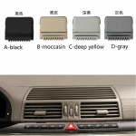 Kliimaseadme ventilatsiooni l&uuml;liti v&auml;ljalaskeava kaardi padjaklamber tuule suuna reguleerimise nupp benz 98-05 S Class S300 jaoks A-black middle