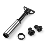 Vaakumpumbatav veinikork roostevabast terasest veinis&auml;&auml;stja 2 vaakumpudeli korgiga Vein v&auml;rskena s&auml;ilinud