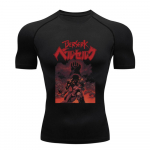 Anime Berserk Guts Meeste kompressioons&auml;rk Fitness Sport Jooksmine Tight J&otilde;usaalis&auml;rgid Topid Tee Suvine L