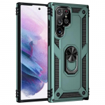 P&otilde;rutuskindel kaitseraua kaitse&uuml;mbris Samsung Galaxy A04S A14 A54 A53 S23 Ultra S22 S21 Plus Xiaomi Redmi Note 12 iPhone 15 14 13 12 11 Pro Max Ring Cover jaoks For Samsung Galaxy A04 roheline