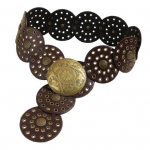 Naiste v&ouml;&ouml; vintage &otilde;&otilde;nes kauboi stiilis kulumiskindel &uuml;mmargune liialdatud l&auml;&auml;ne stiilis lai kettav&ouml;&ouml; kohv