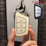 TPU autov&otilde;tme &uuml;mbrise kaanehoidja JAC JIAYUE A5 X4 X7 iC5 IEV S4 7S T8 Refine S4 S7 M6 3 nupuga v&otilde;tmekoti kaitsetarvikud Key Case valge