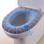 1 tk Kahev&auml;rviline Closestool Mat Pol&uuml;ester hoiab soojas Hingav pestav Pehme WC-istme kate Vannitoa tarvikud beež