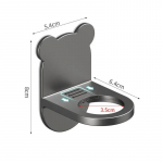 Reguleeritav du&scaron;igeeli pudeliriiuli seinale kinnitatav universaalne &scaron;ampoonipudel metallist hoidik k&auml;teseebi dosaator konks tasuta augustamine uus 1pcs hall v&auml;rv