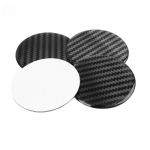 Muutke oma rattad 4 tk l&auml;bipaistva vaigu s&uuml;sinikkiust rummu keskkorgi kleebiste abil, 56 mm/2,2 tolli kaunistus