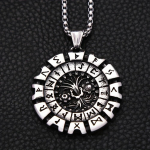 Uus loominguline disain Vintage Viking Tree of Life Meeste ripats Mood P&otilde;hjamaade Rune Kaelakee Kaitse Ehted Kingitus