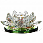 Kristall-LED-laevalgusti 3W Kaasaegne LED-kristalllamp k&ouml;&ouml;gik&auml;iguvalgustid l&uuml;htrid Lambisaalivalgustid Lotos-valgustid 3W White