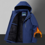 Meestele lisatud fliisist v&auml;lispordi ja vaba aja puuvillane jope m&auml;gironimisjope Hardshell jakk M valge