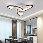 3/6 peaga kaasaegne akr&uuml;&uuml;l laevalgusti LED-l&uuml;htritega lamp elutuppa magamistuba koduvalgusti jahe/soe valge h&auml;mardatav 3 heads- Cool White must