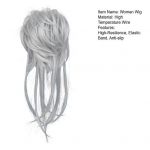 Naiste parukas Naturaalne kohev elastne r&auml;pane Chignon Juuksed Juuste Vol&uuml;&uuml;m Juuste Stiili suurendamine S&otilde;lmeta Lokkis Parukas Tutvumispakkumine C